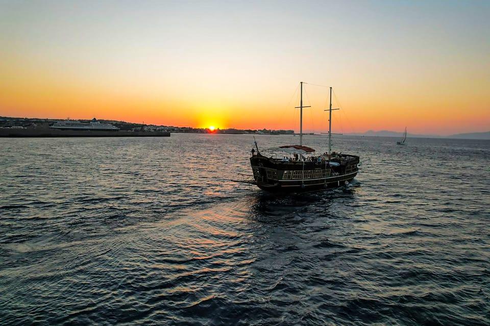 Sunset Cruise with Greek BBQ and Unlimited Drinks