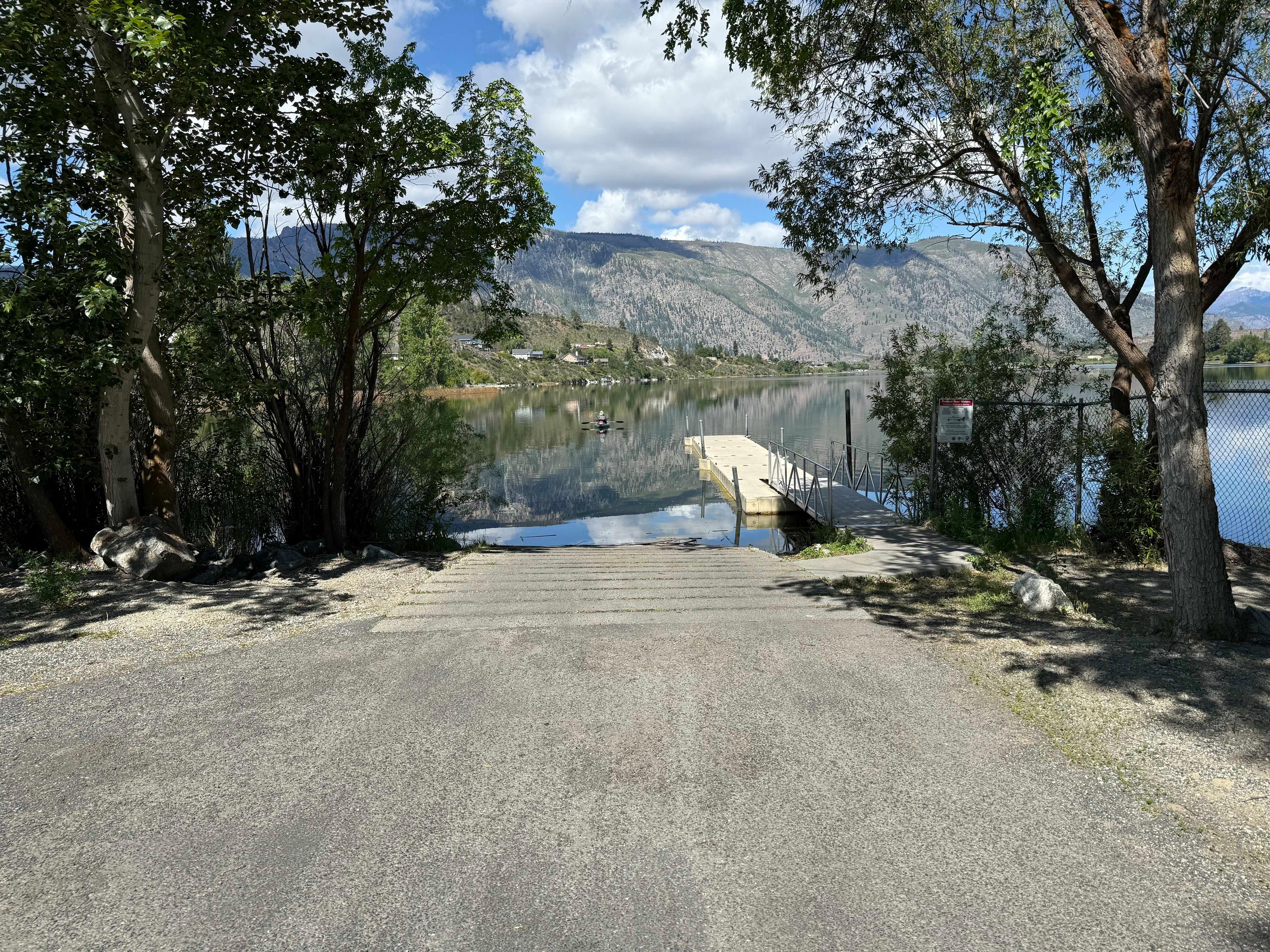 Boat Ramp on East Side of Wapato Lake
